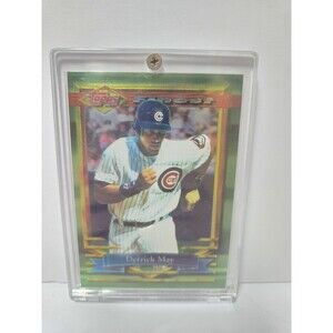 1994 Topps Finest #162 Derrick May Chicago Cubs